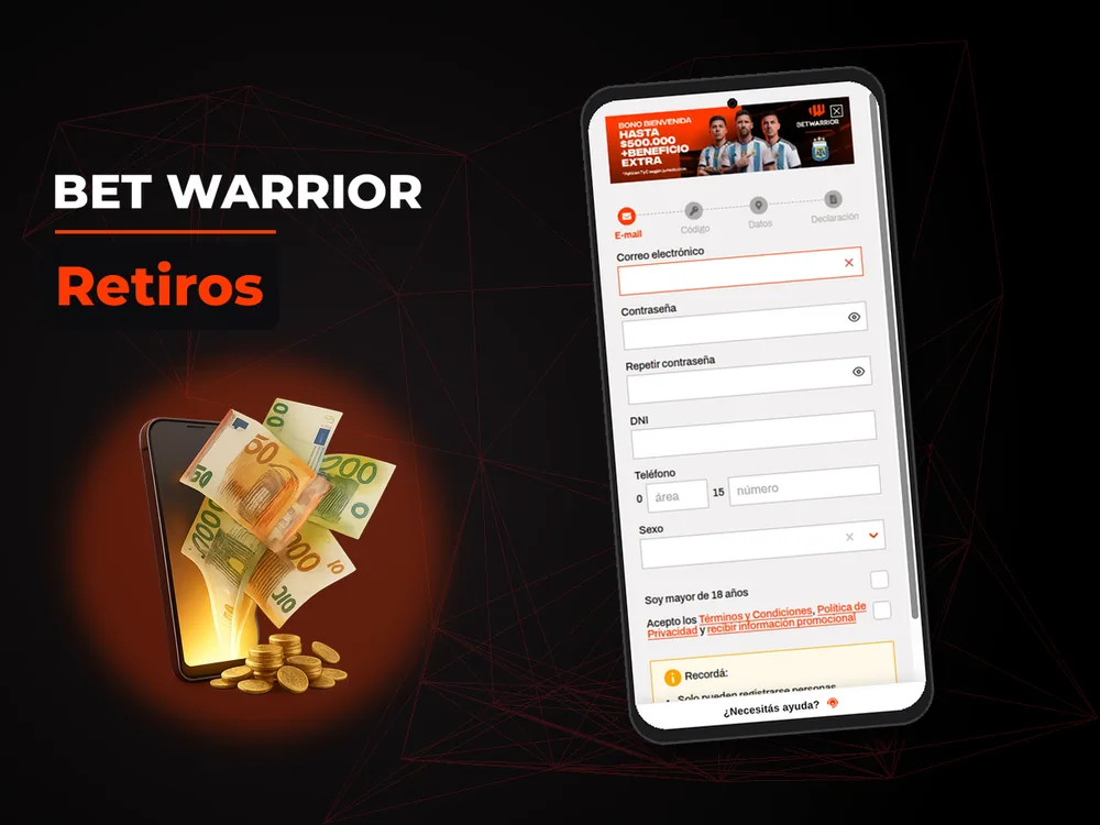 Bet Warrior - Retiros