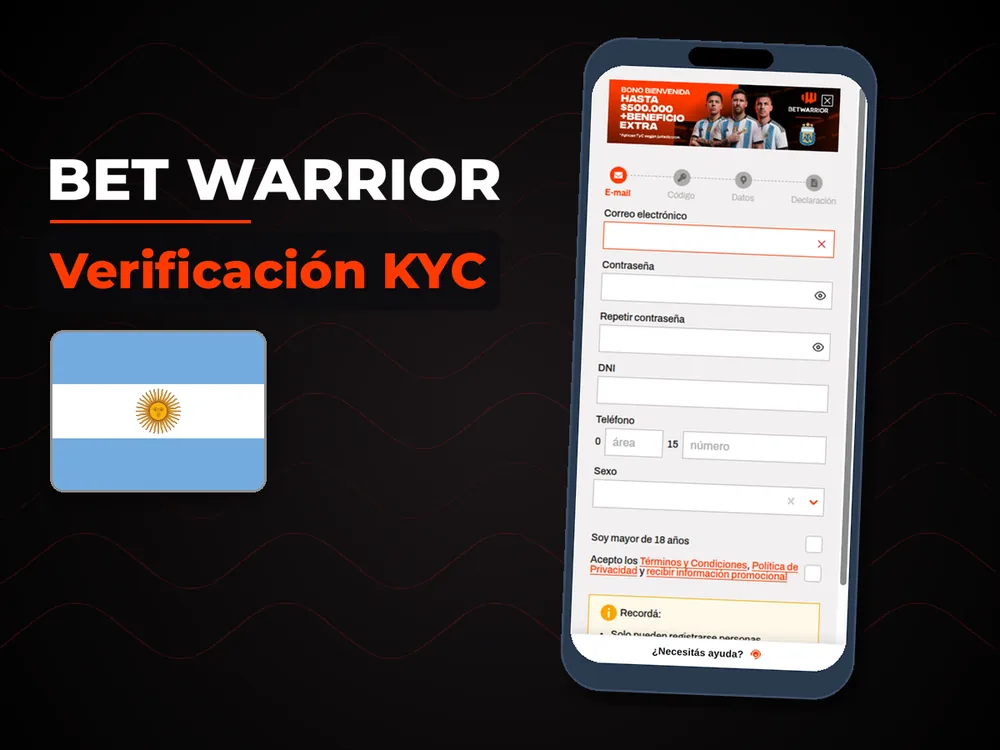 Bet Warrior - Verificación KYC
