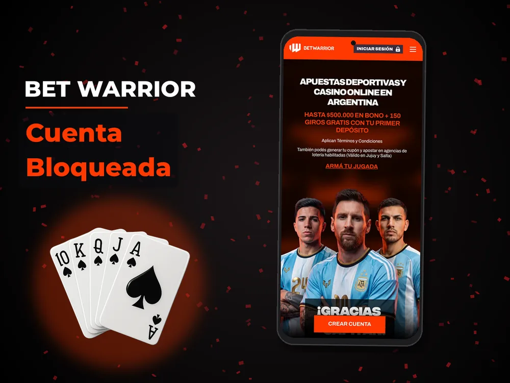 Bet Warrior - Cuenta Bloqueada