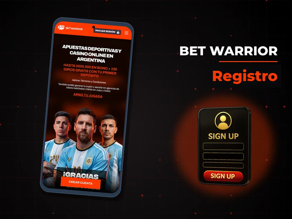 Bet Warrior - Registro
