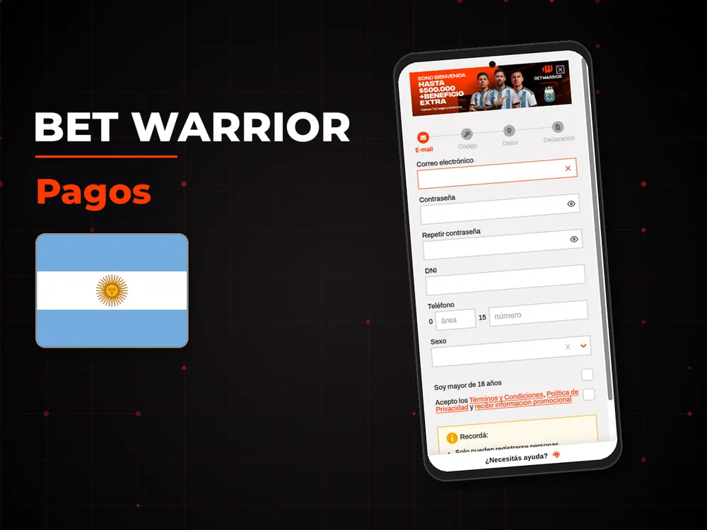 Bet Warrior - Pagos