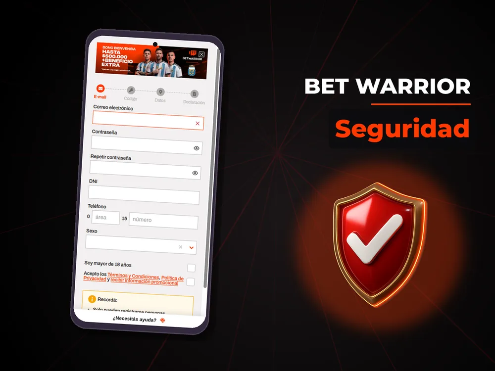 Bet Warrior - Seguridad