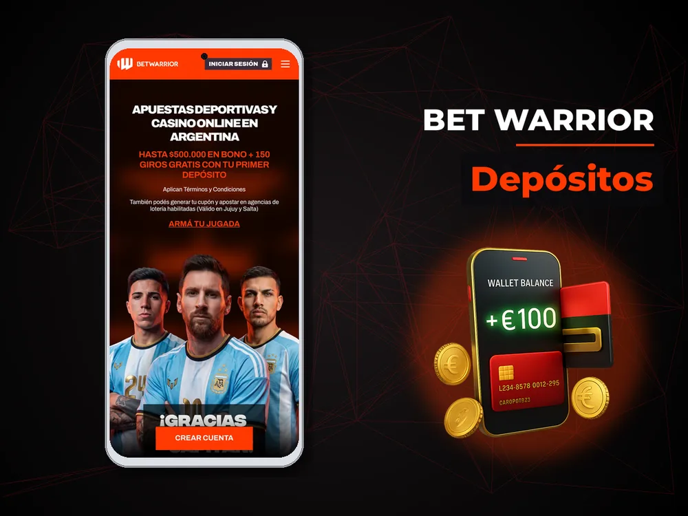 Bet Warrior - Depósitos