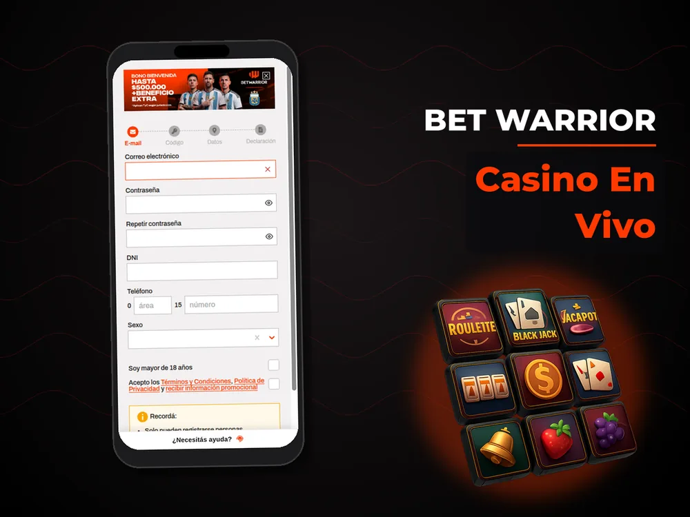 Bet Warrior - Casino En Vivo