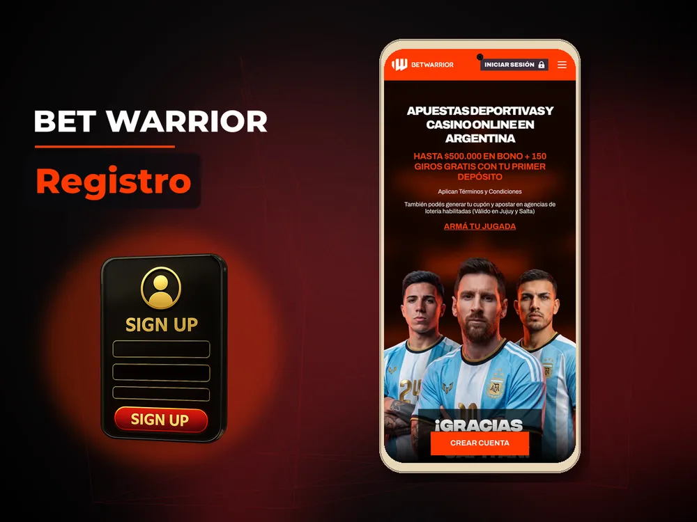 Bet Warrior - Registro