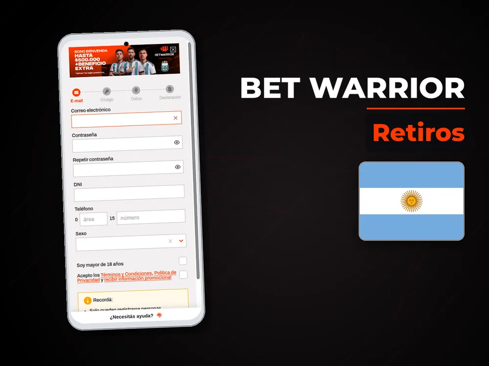 Bet Warrior - Retiros