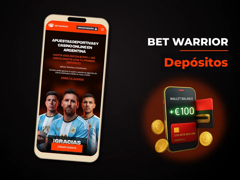 Bet Warrior - Depósitos