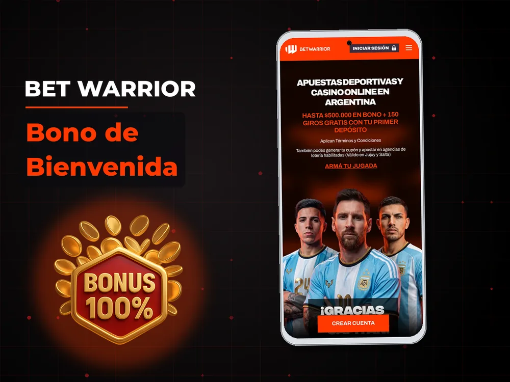 Bet Warrior - Bono de Bienvenida