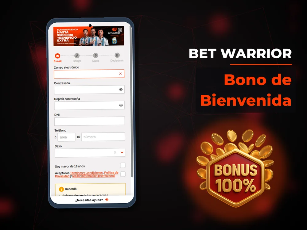 Bet Warrior - Bono de Bienvenida